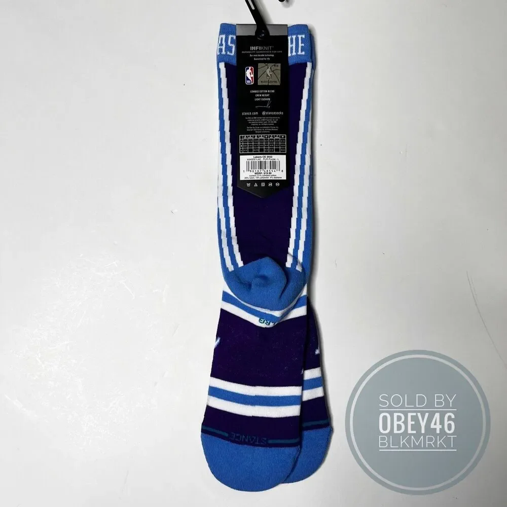 Stance Los Angeles Lakers City Edition 2022 Crew Socks | L